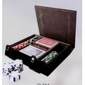 Two Deck Poker Set w/Poker Chips & Dice